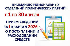 Центральная избирательная комиссия Республики Башкортостан объявляет о начале приема финансовых отчетов политических партий