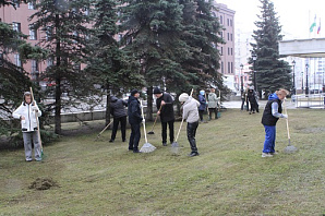 Центризбирком принял участие в городском субботнике